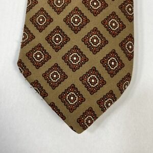 Arthur Frederick Mens Tie 4.25 in W x L56 in  Prob polyester Brown Tan